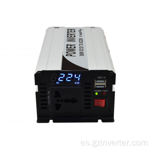 Mostrar la batería de 300 W Inverter 12V a 110V/220V